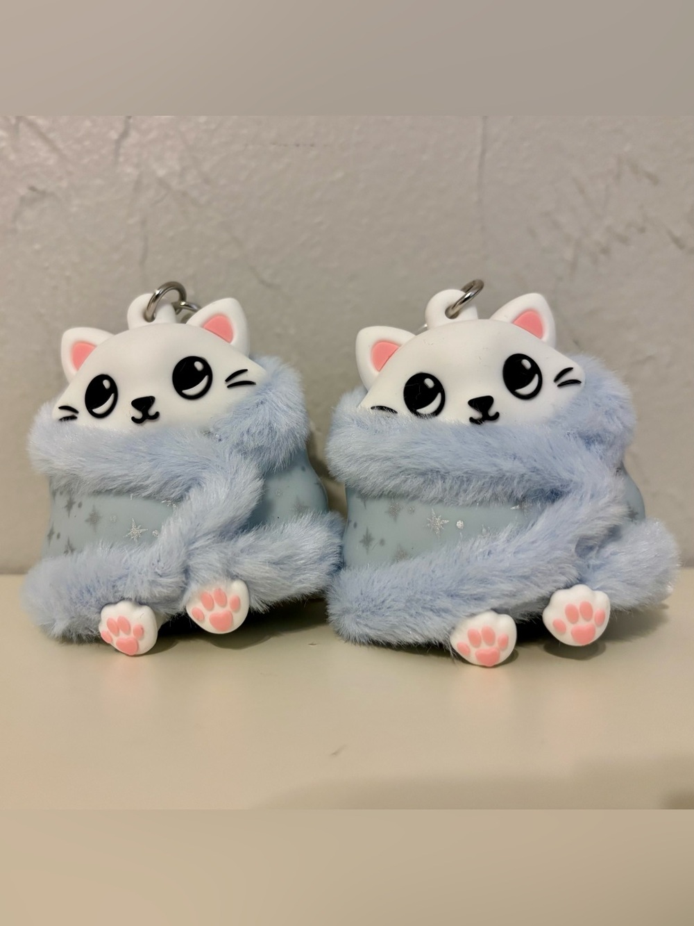 Bath & Body Works Fluffy Kitty Cat Robe Pocketbac Sanitizer Holders